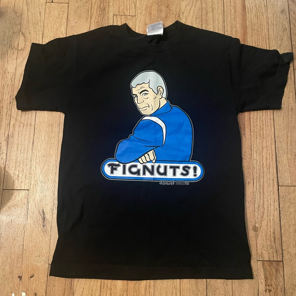 Fig Nuts Black Graphic Tee